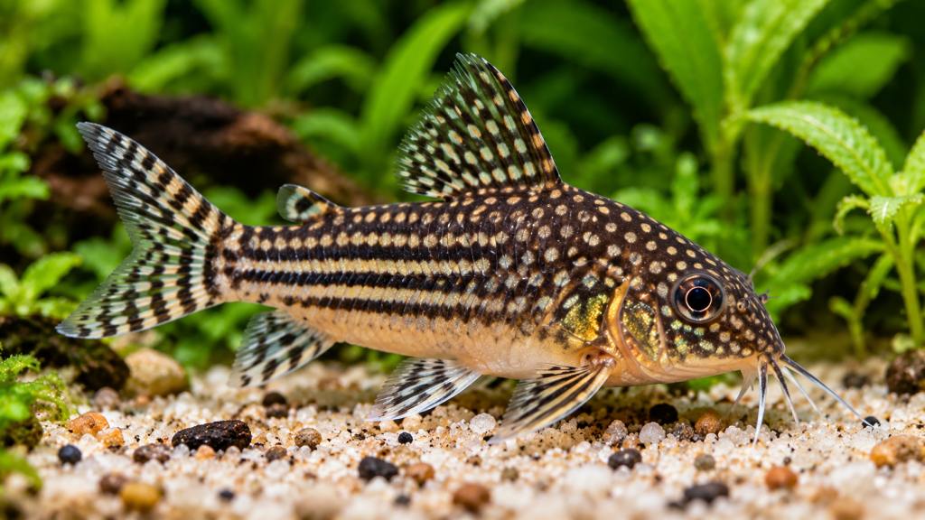 Sterbai pantsermeerval (Corydoras sterbai)
